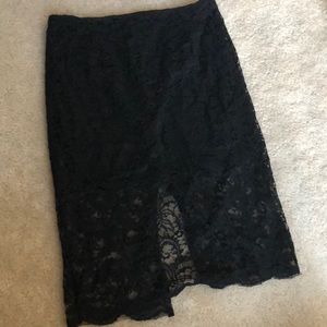 Black Lace Skirt